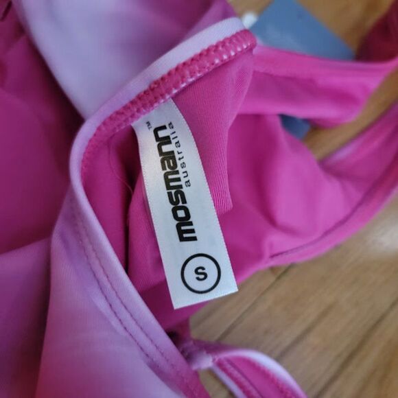 Mosmann Australia Women's Pink Tie Dye Top & Bottom 2 Piece Bikini Set X… - Picture 14 of 14